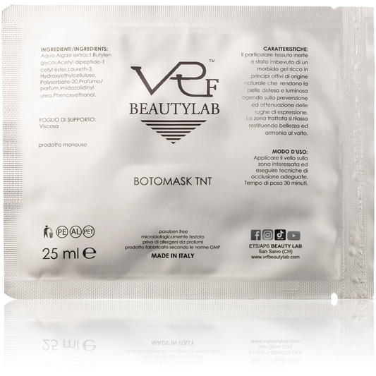 Maschera rughe d'espressione al botulino naturale viso-collo BOTO MASK TNT™  25ml.