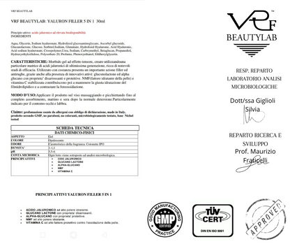 Siero Acido Ialuronico 5 in 1 Contorno Occhi-Labbra: YALURO FILLER™